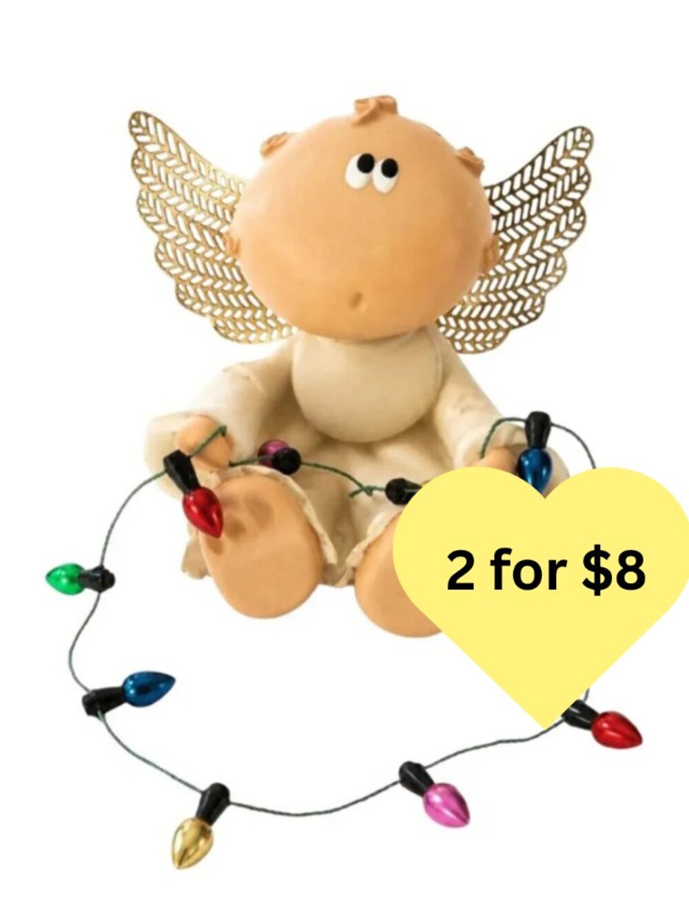 Kris Kritters Angel Cheeks Christmas Figurine